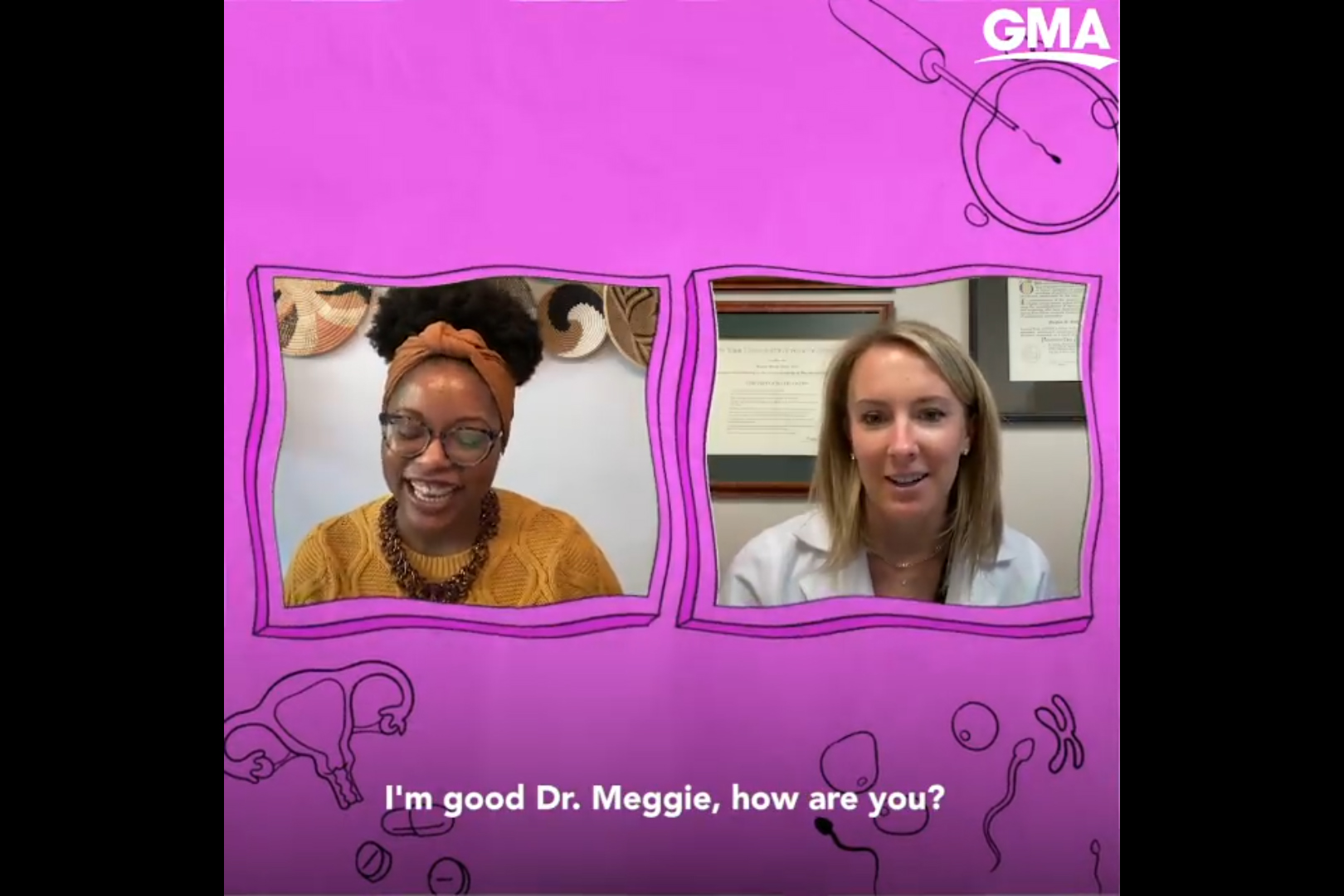 Hear what Dr. Meggie Smith said during an infertility interview with GMA